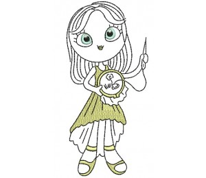 Stickdatei - Sewing Girl 8